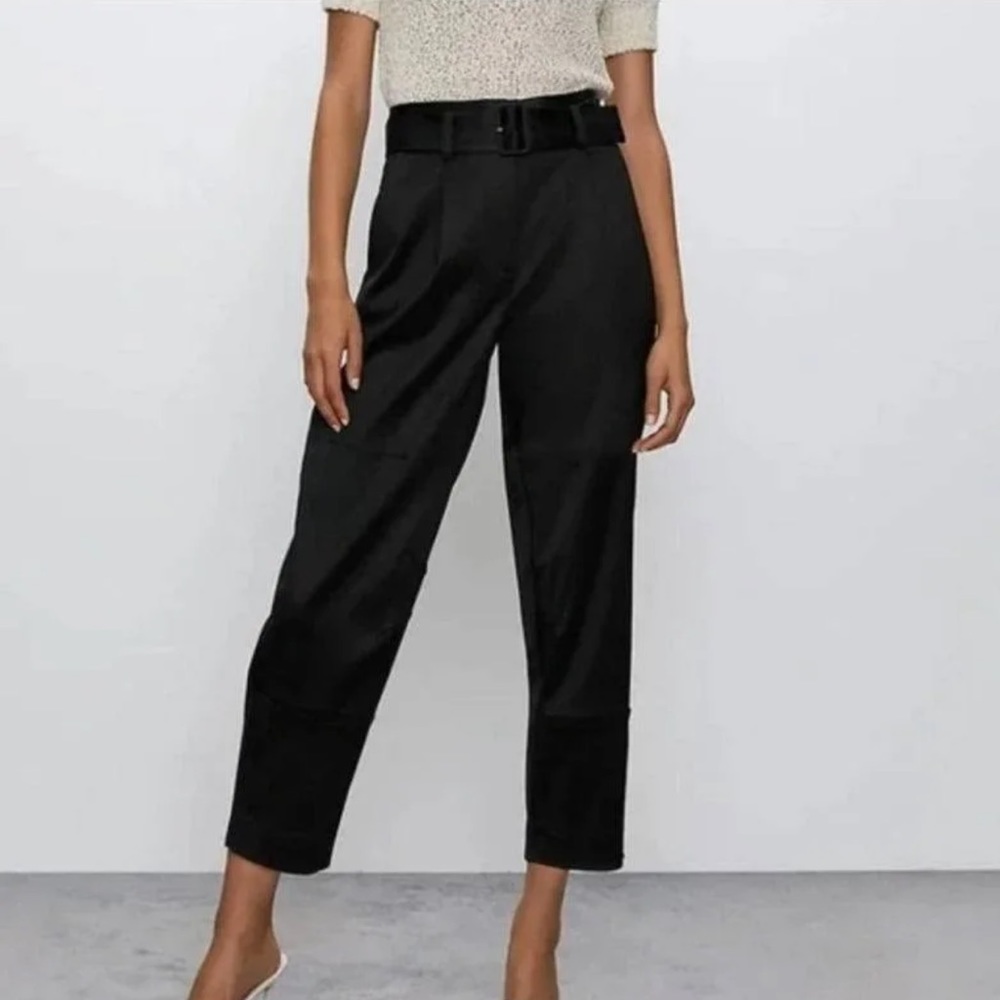 Aritzia Babaton High Waisted Bronze Trousers